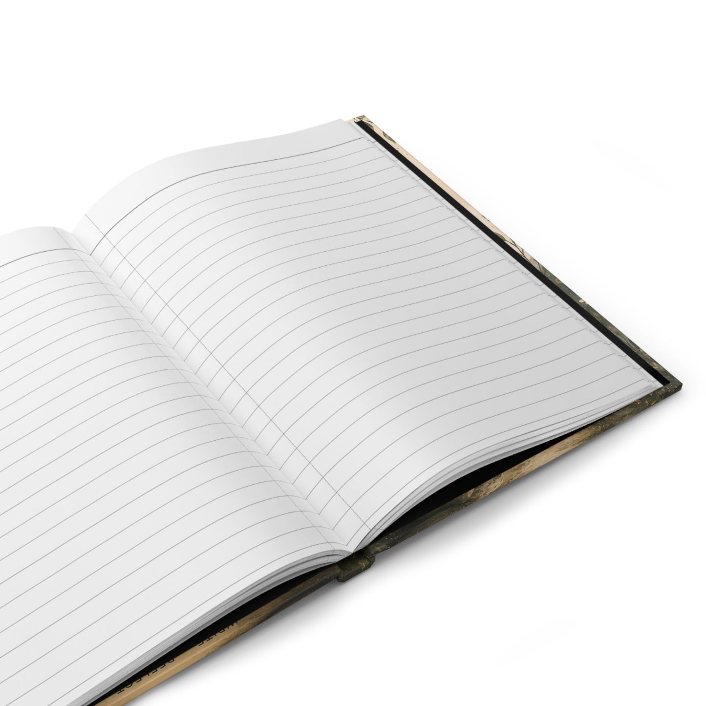 QuietZen Mindful Hardcover Journal — Matte Finish Lined Notebook for Daily Reflection