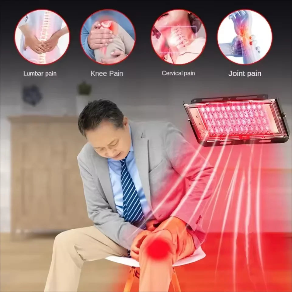 96Leds Red Light Therapy Panel Lamp for Facial anti Aging Skin Care Beauty 660Nm Infrared Light Skin Care Device Beauty Health