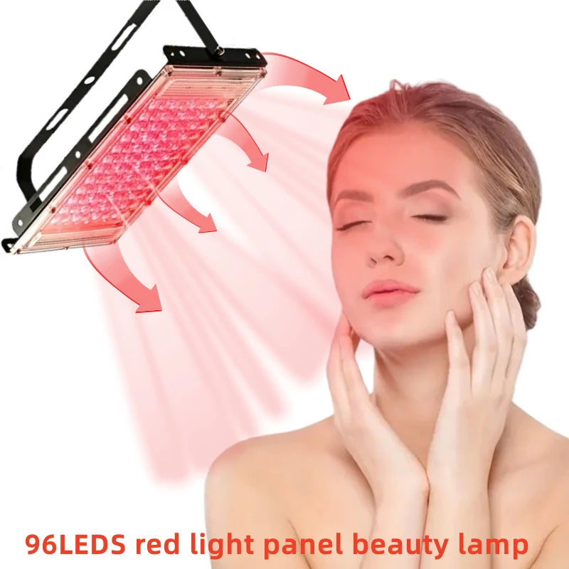 96Leds Red Light Therapy Panel Lamp for Facial anti Aging Skin Care Beauty 660Nm Infrared Light Skin Care Device Beauty Health
