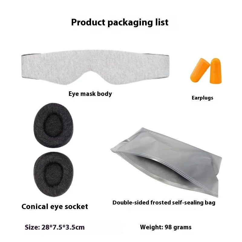 100% Blackout and Zero Eye Pressure Sleep Mask Comfortable and Adjustable Perfect for Sleeping 3D Sleep Mask for Women and Men