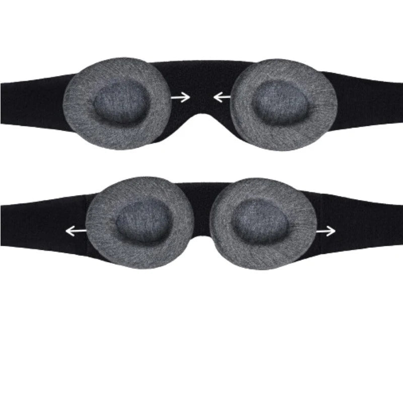 100% Blackout and Zero Eye Pressure Sleep Mask Comfortable and Adjustable Perfect for Sleeping 3D Sleep Mask for Women and Men