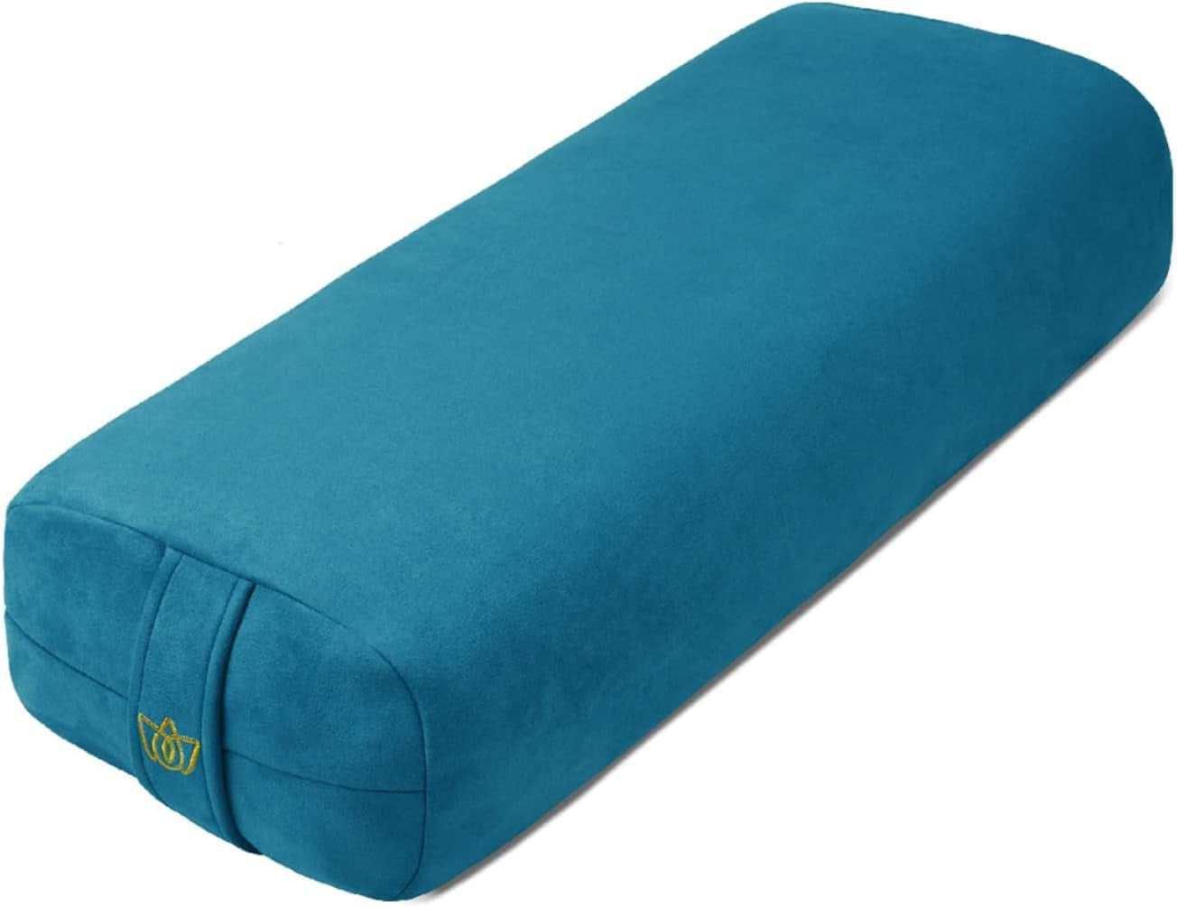 Meditation Cushion - Comfortable Floor Pillow - Traditional Tibetan Meditation Pillow with Beautiful Velvet Cover - Large Floor Cushion Seating for Adults - Premium Yoga Buckwheat Bolster