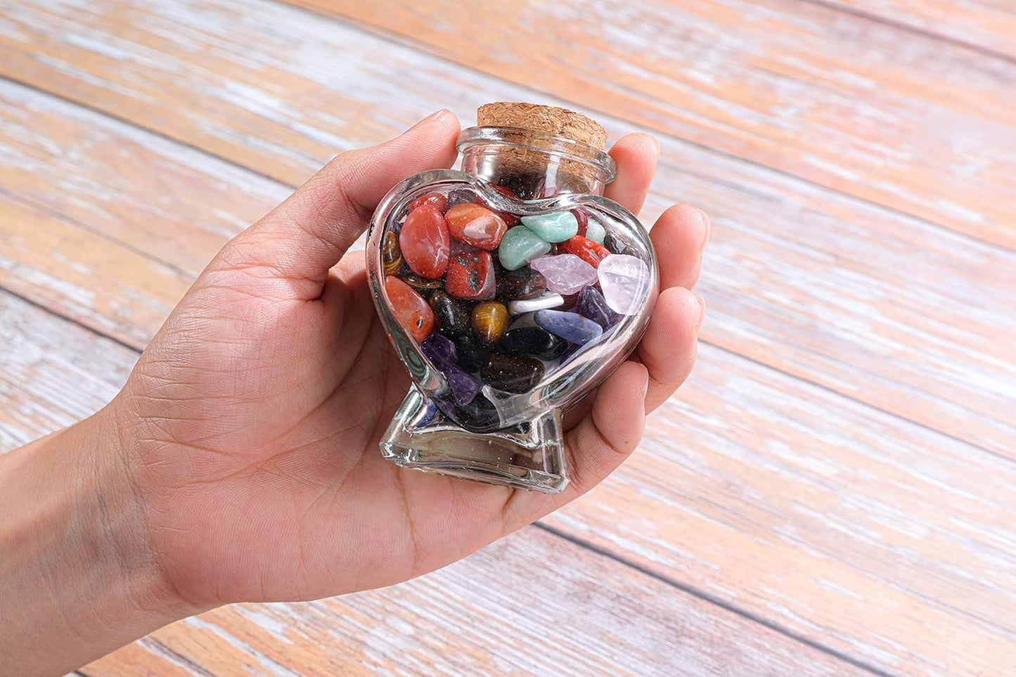 Discover 15 Unique Assorted Tumbled Stones and Crystals - Polished Gemstones for Wicca, Reiki, and Chakra Healing - Perfect Gift for Meditation and Home Decor