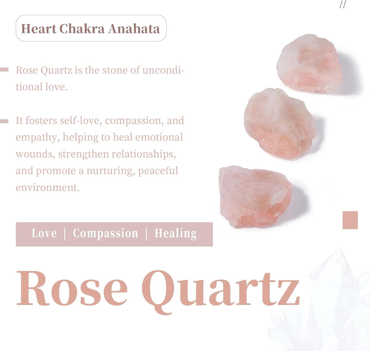Natural Rose Quartz Tumbled Chip Stone, Heart Chakra Crystal Pillow for Healing Reiki, Sphere Sculpture Figurine Point Display Stand, Heart Chakra